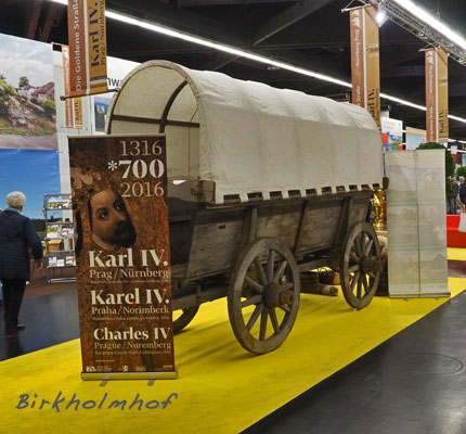 Präsentation der Goldenen Straße auf der Freizeitmesse