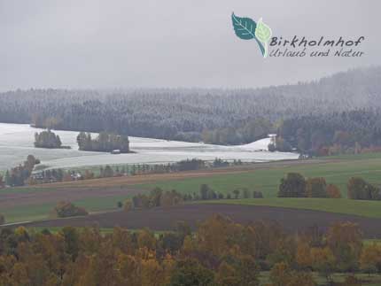 Wintereinbruch im nördlichen Oberpfälzer Wald