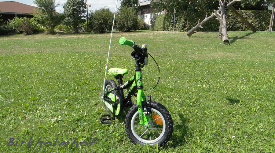 Neue Ghost Kinderräder Radgröße 12 Zoll bei unserem Fahrradverleih
