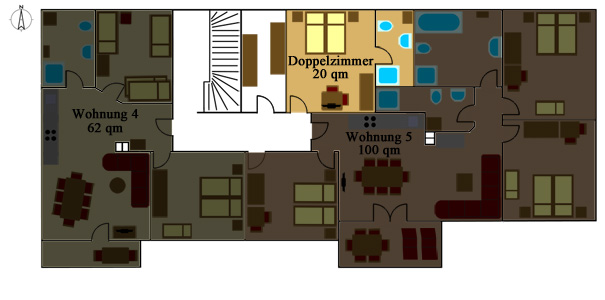 plan for double room